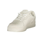 Tommy Hilfiger Bianco women's sneaker with white polyurethane upper and sporty design, casual footwear for everyday wear.