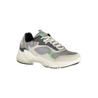 Fila Grigio polyurethane women's sneaker with sporty design and breathable mesh upper, suitable for casual wear and athletic activities.