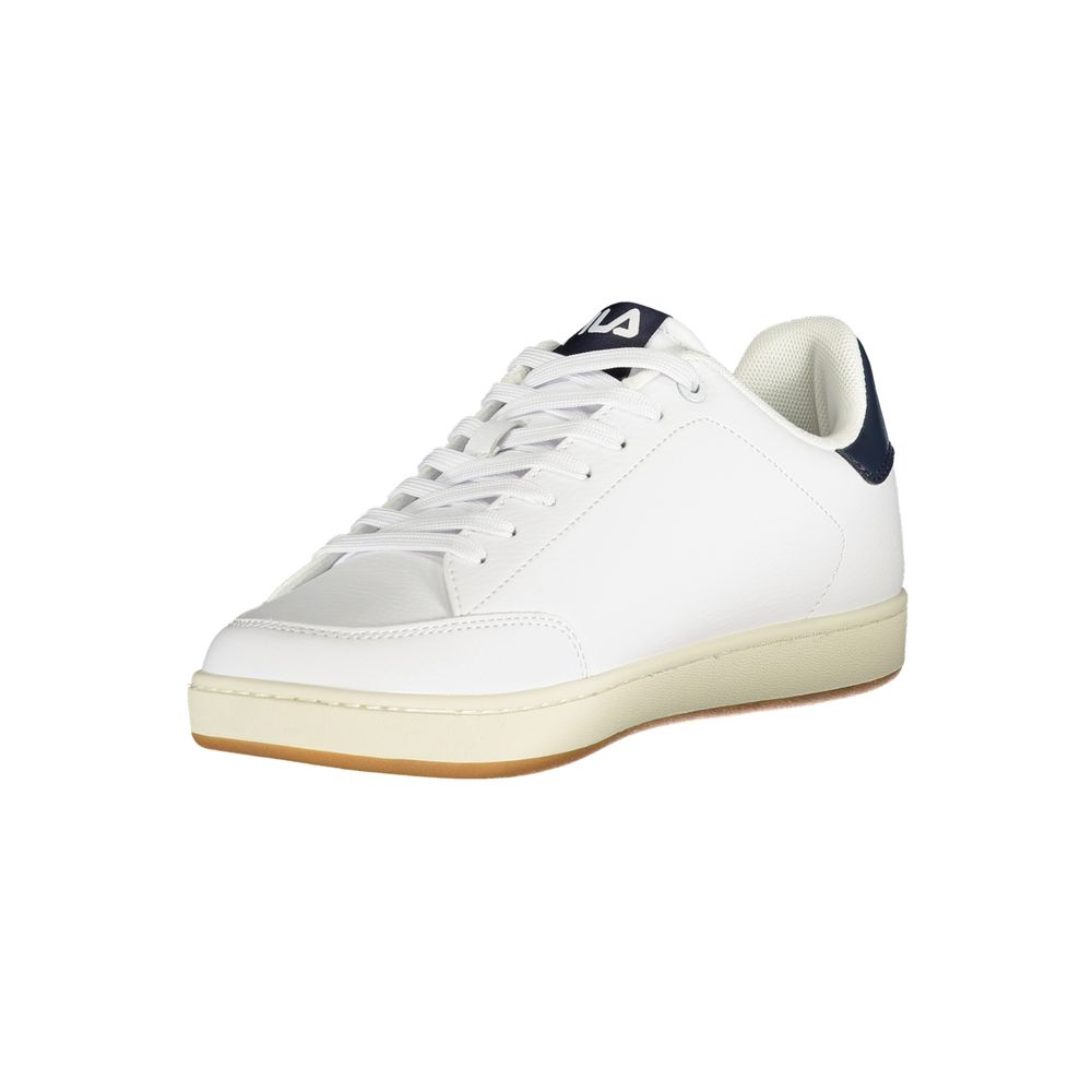 Fila Bianco polyurethane men's sneaker with white upper, cushioned sole, and sporty design perfect for casual wear.