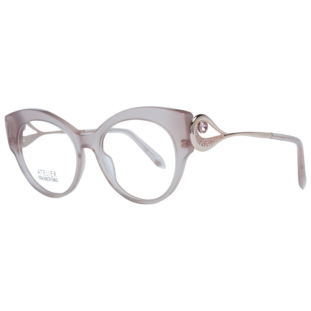 Atelier Swarovski Beige Plastic Glasses Frames Atelier Swarovski