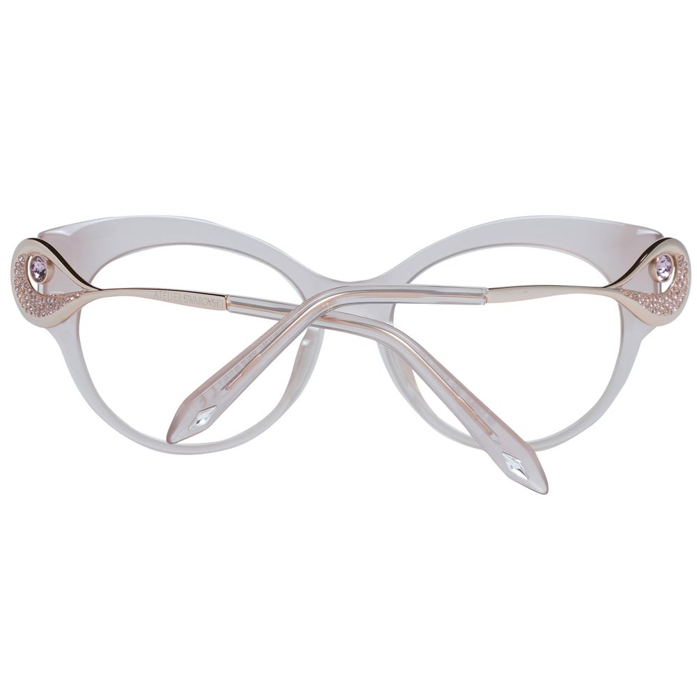 Atelier Swarovski Beige Plastic Glasses Frames Atelier Swarovski
