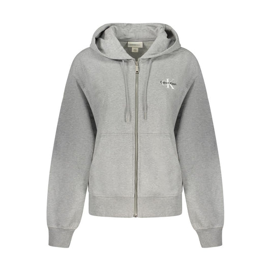 Calvin Klein Grigio Cotton Women's Hoodie Calvin Klein
