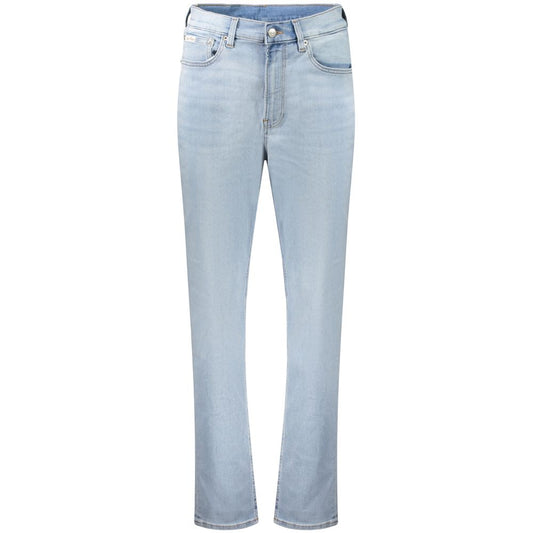 Calvin Klein Azzurro Cotton Women Jeans Calvin Klein
