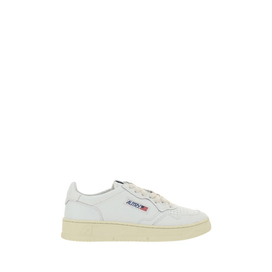 Autry White Calf Leather Bos Taurus Sneakers Autry