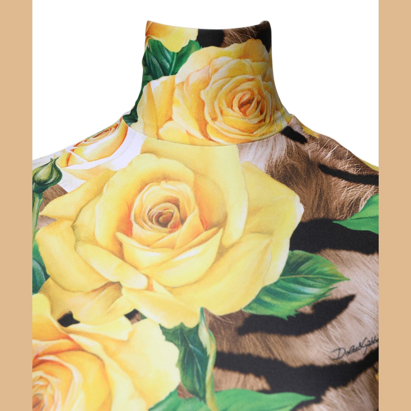 Dolce & Gabbana Multicolor Floral Print Sheath Mini Dress Dolce & Gabbana