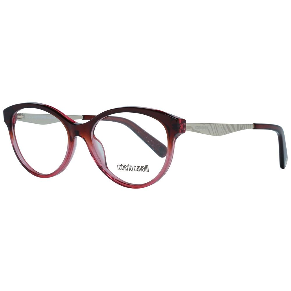 Roberto Cavalli Red Metal Glasses Frames
