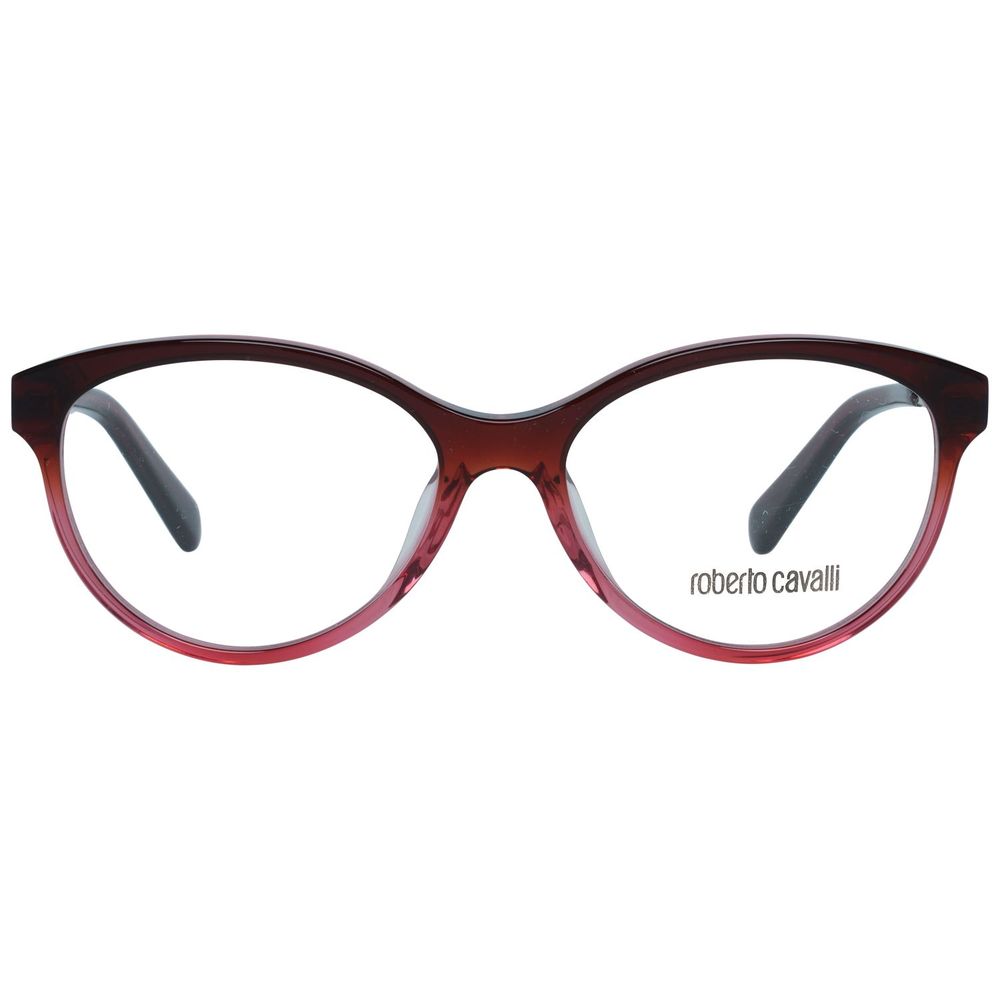 Roberto Cavalli Red Metal Glasses Frames