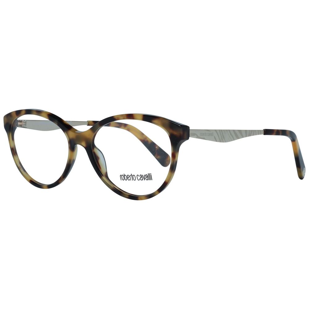 Roberto Cavalli Brown Metal Glasses Frames