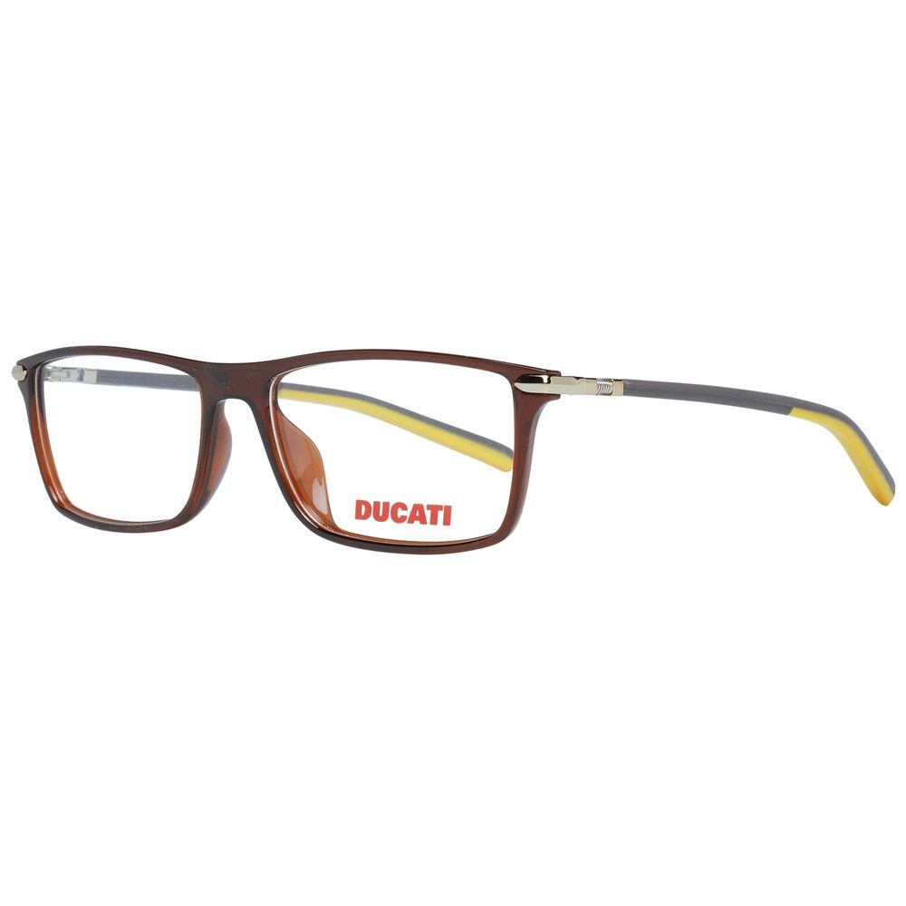 Ducati Brown Plastic Glasses Frames