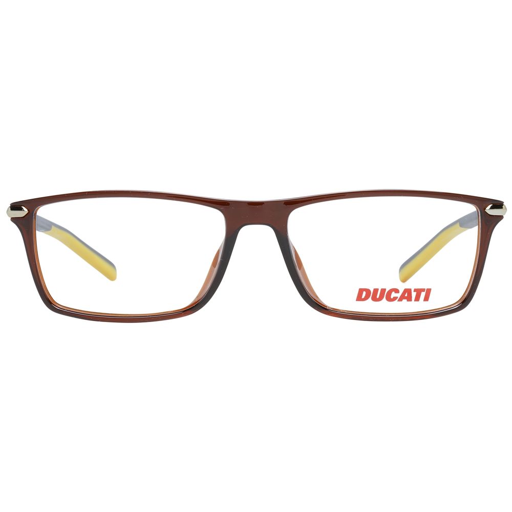 Ducati Brown Plastic Glasses Frames