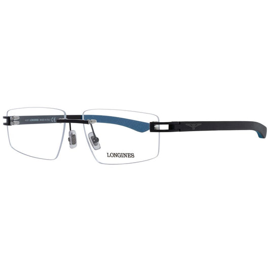 Longines Black Metal Glasses Frames Longines