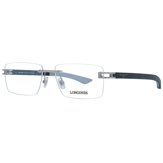 Longines Gray Metal Glasses Frames Longines