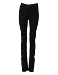 Armani Jeans Black Mid Waist Cotton Stretch Skinny Denim Jeans - Eljoys Fashion 