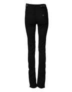 Armani Jeans Black Mid Waist Cotton Stretch Skinny Denim Jeans - Eljoys Fashion 