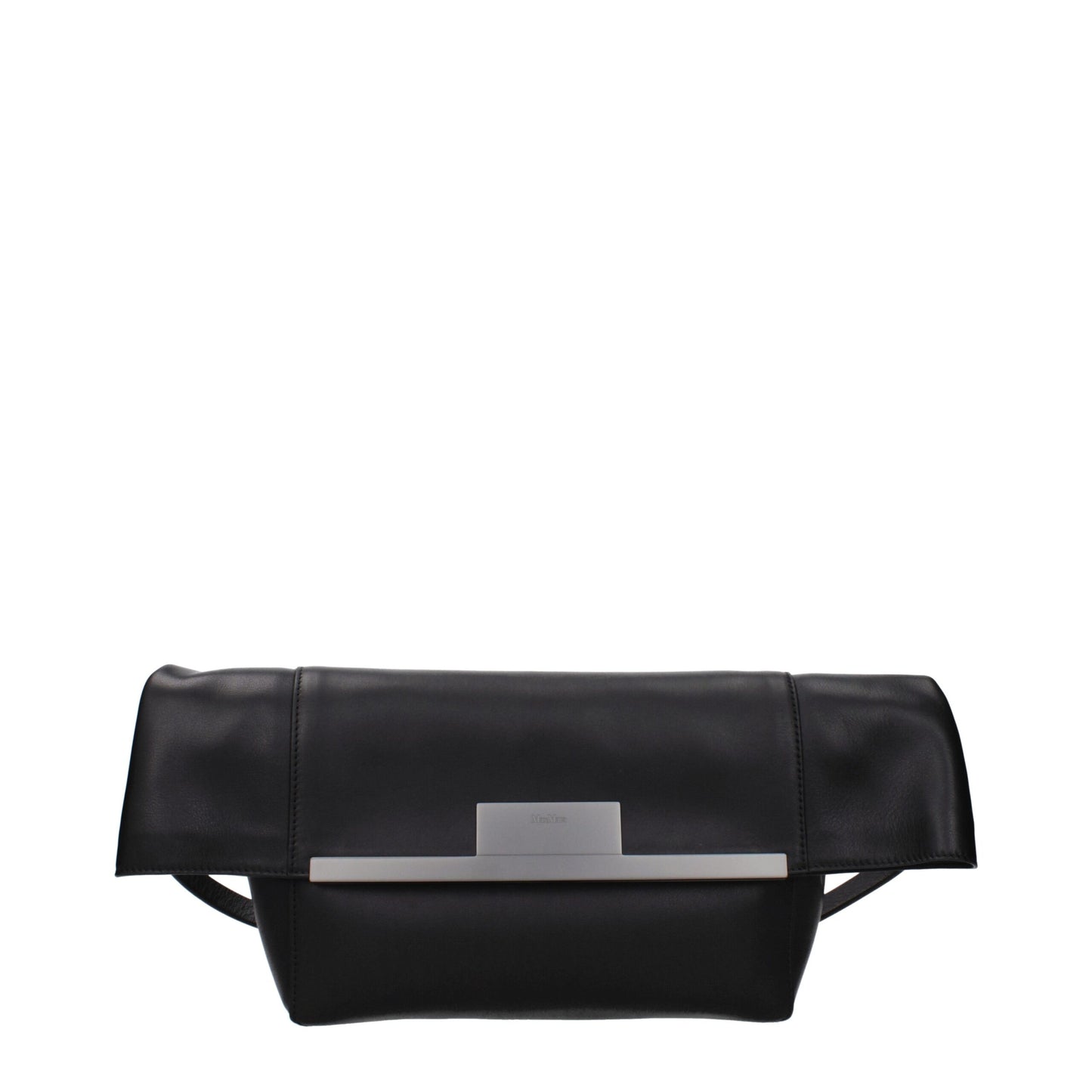 Max Mara Black Leather Shoulder Bag Max Mara