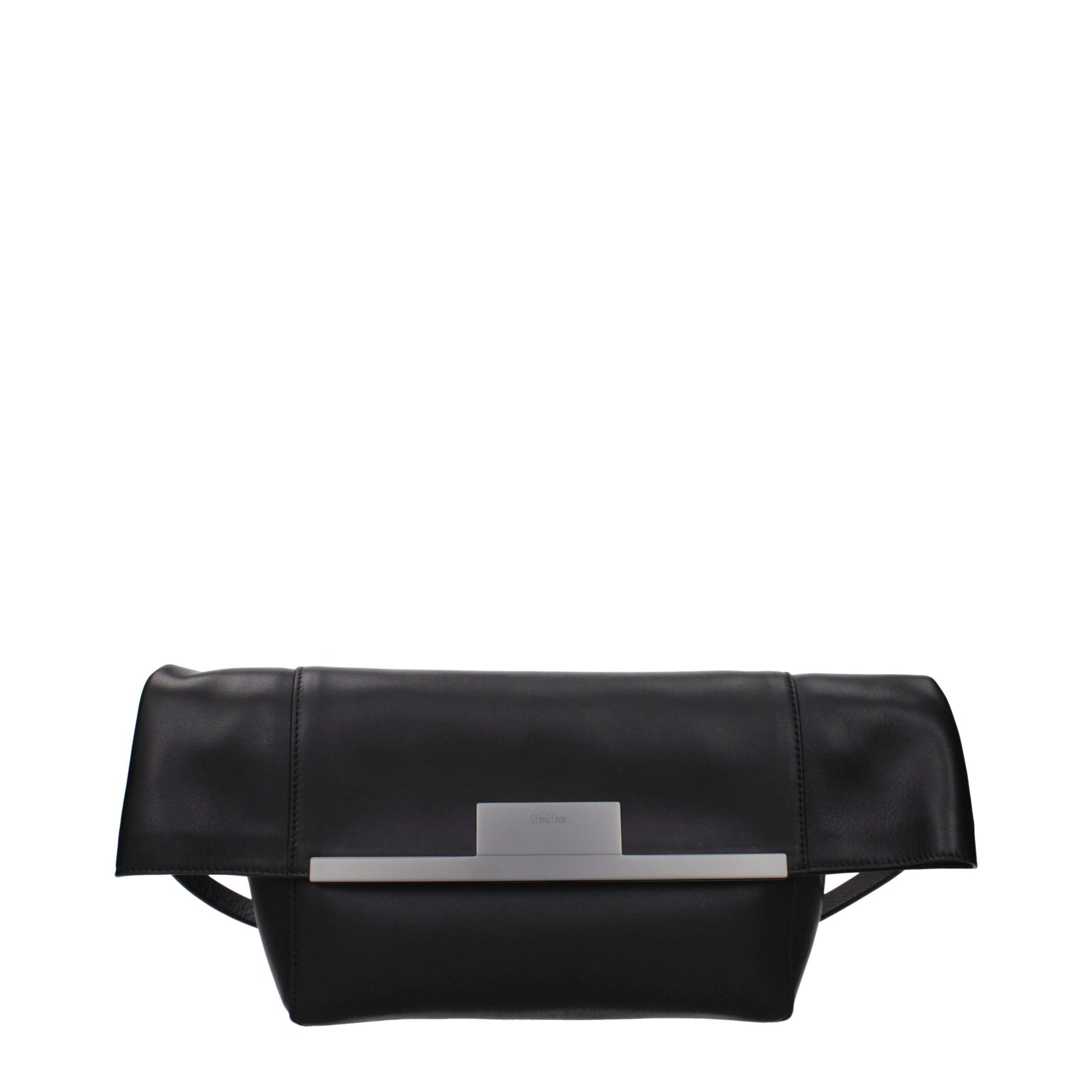 Max Mara Black Leather Shoulder Bag Max Mara