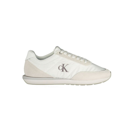 Calvin Klein White Recycled Polyester Men Sneaker Calvin Klein