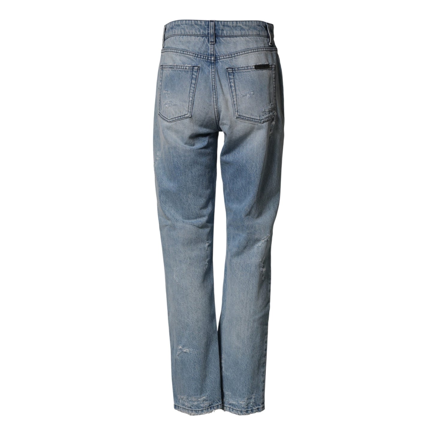 Dolce & Gabbana LightBlue Ripped Washed BOYFRIEND Denim Jeans Dolce & Gabbana