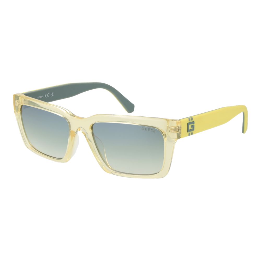 Guess Yellow Stainless Steel Sunglasses Guess
