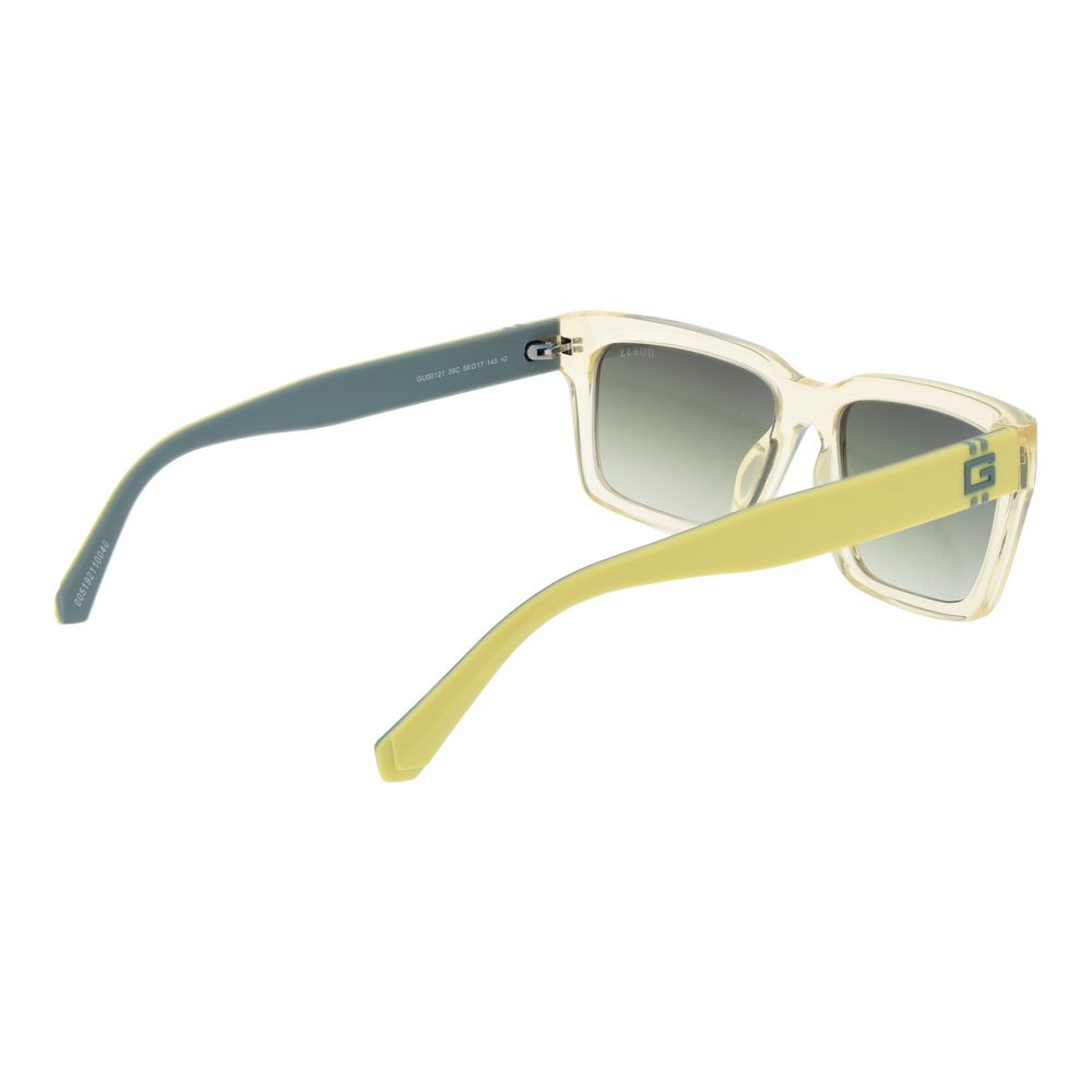 Guess Yellow Stainless Steel Sunglasses Guess