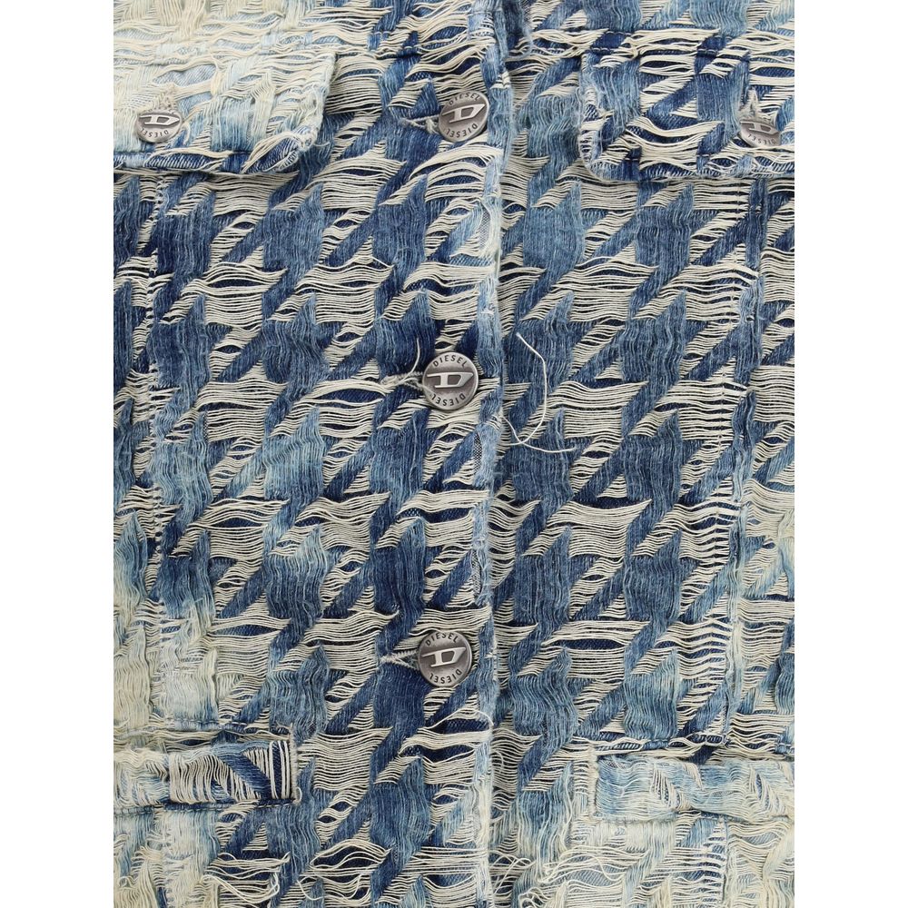 Diesel Light Blue Cotton Clothing Diesel