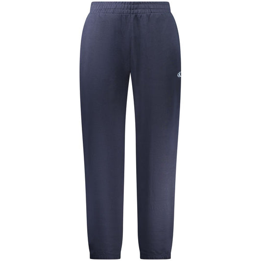 Calvin Klein Blu Cotton Men's Sport Trouser Calvin Klein