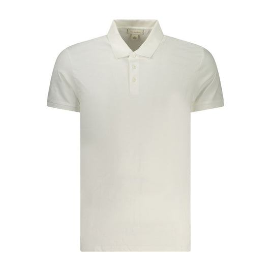 Calvin Klein Bianco Cotton Men Polo Calvin Klein