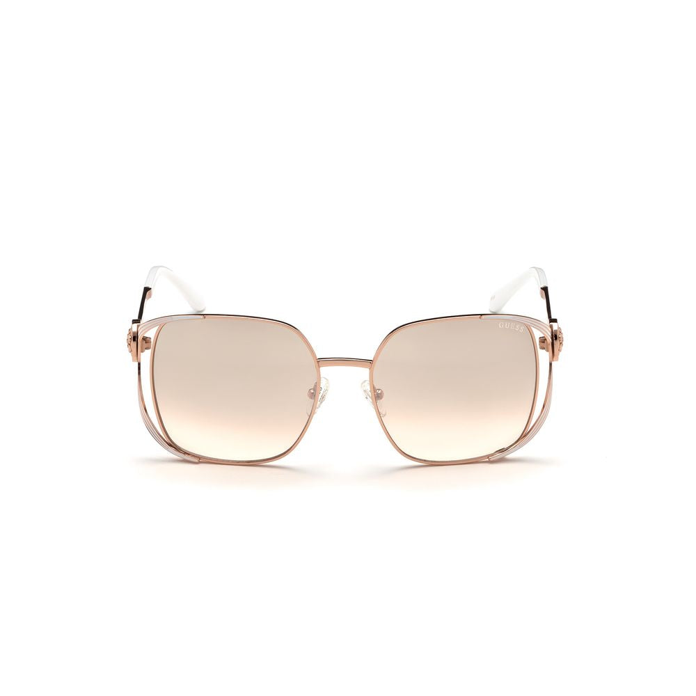 Guess Rose Gold Metal Sunglasses Guess