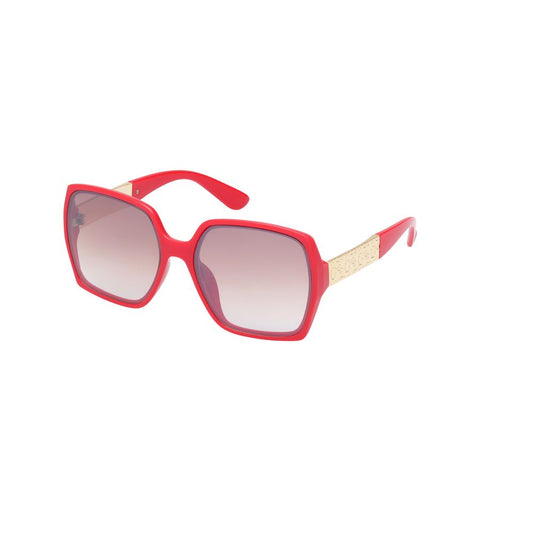 Guess Red Resin Sunglasses Guess