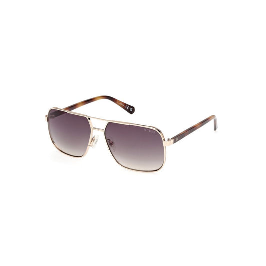 Guess Gold Metal Sunglasses Guess