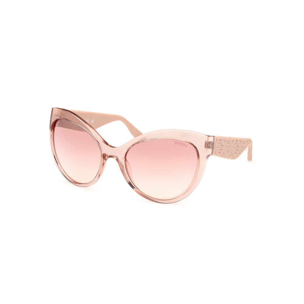 Guess Beige Resin Sunglasses Guess