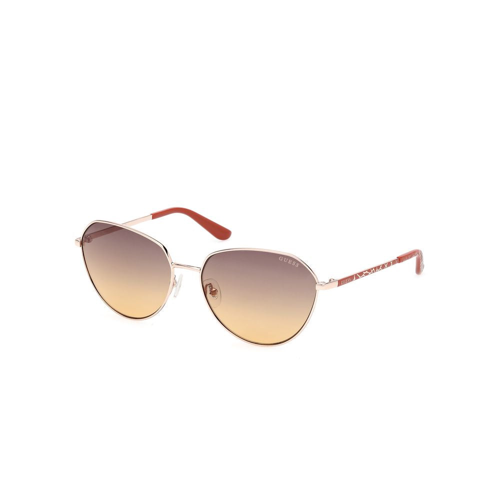 Guess Gold Metal Sunglasses Guess