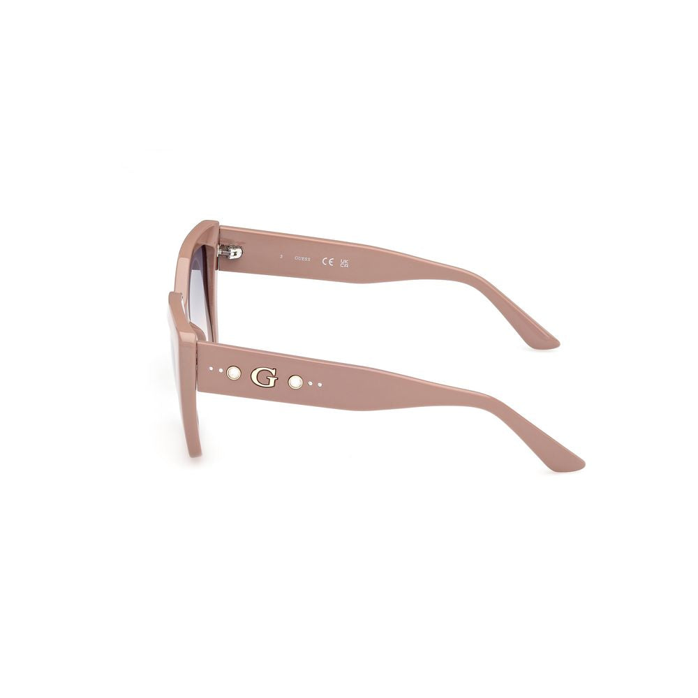 Guess Beige Resin Sunglasses Guess