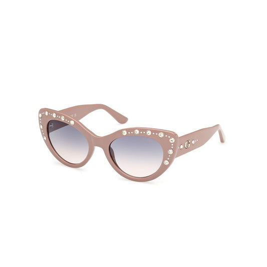 Guess Beige Resin Sunglasses Guess