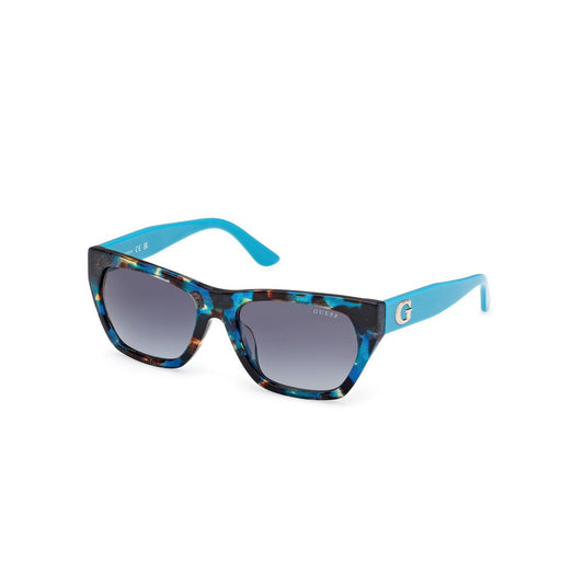 Guess Blue Acetate Sunglasses Guess