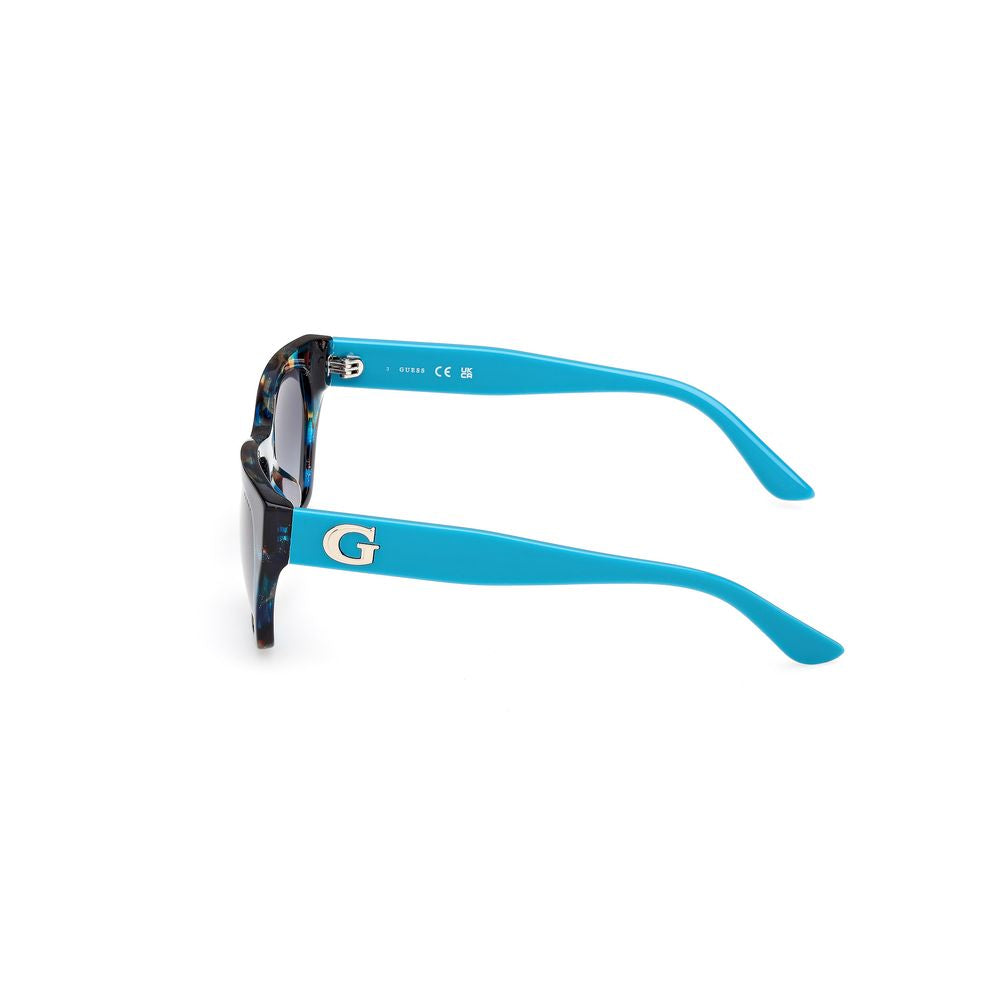 Guess Blue Acetate Sunglasses Guess
