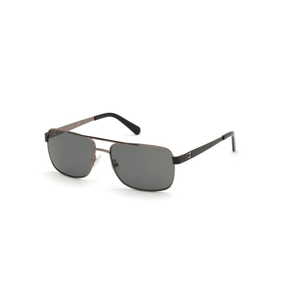 Guess Gray Metal Sunglasses Guess