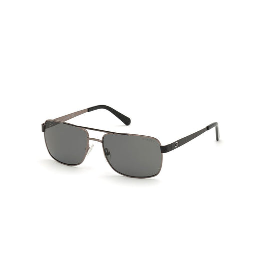 Guess Gray Metal Sunglasses Guess