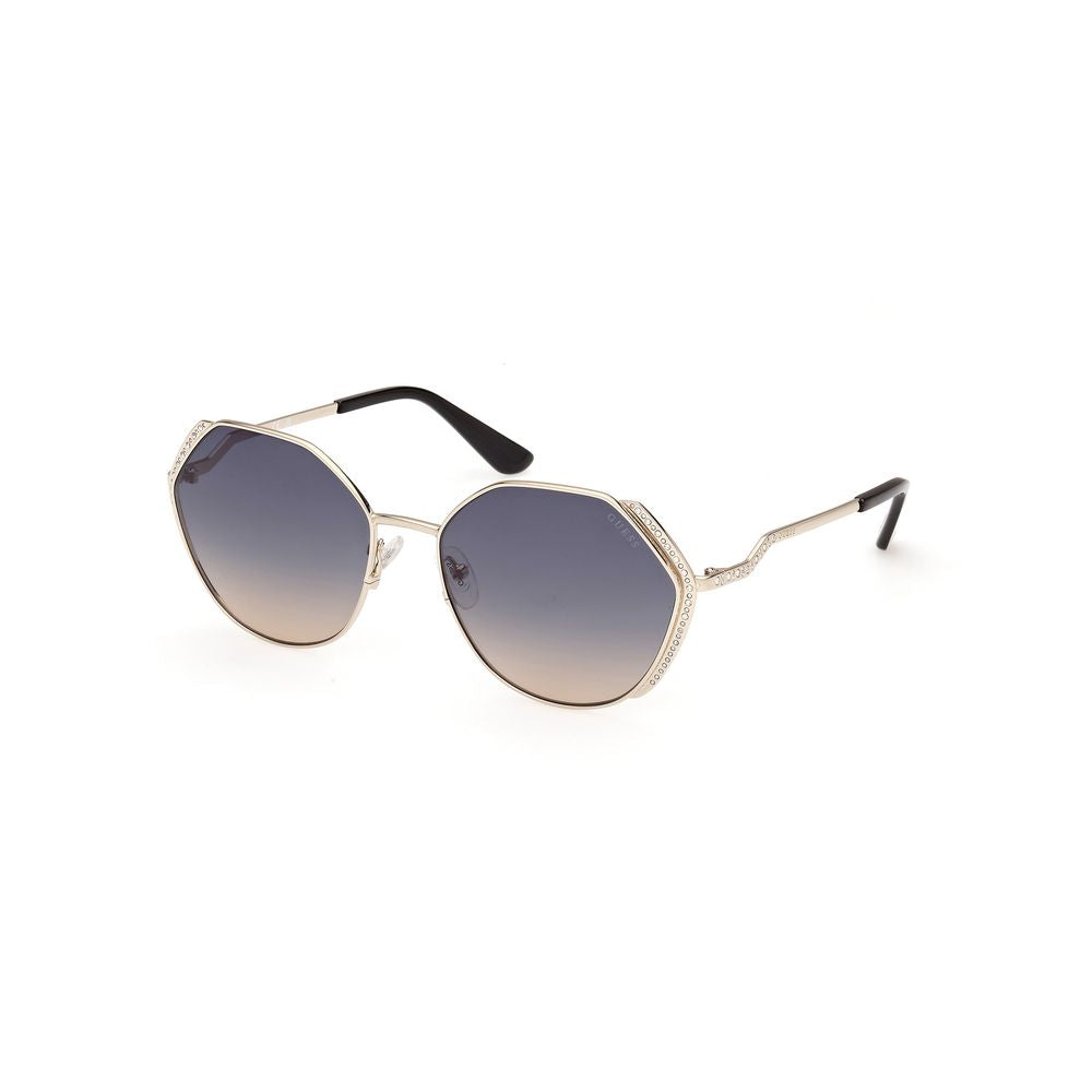 Guess Gold Metal Sunglasses Guess