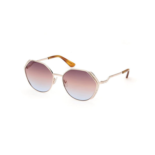 Guess Gold Metal Sunglasses Guess