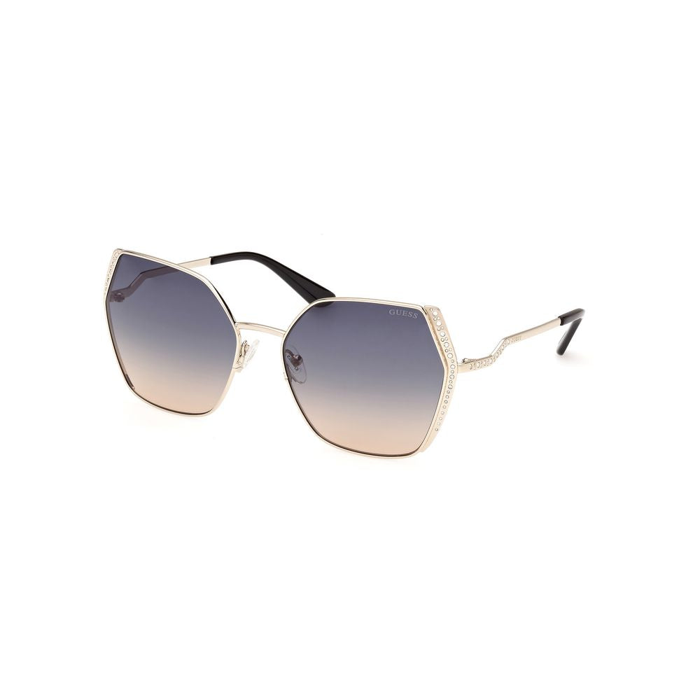 Guess Gold Metal Sunglasses Guess