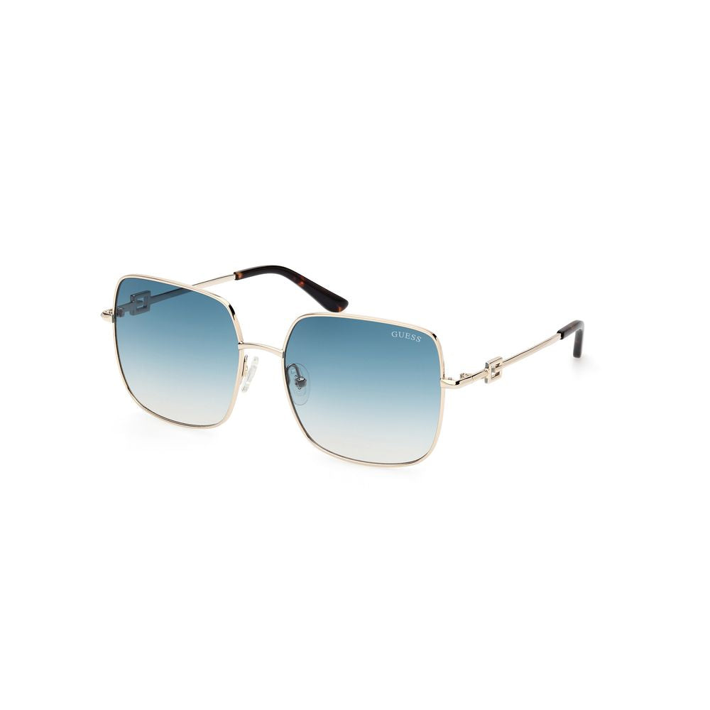 Guess Gold Metal Sunglasses Guess