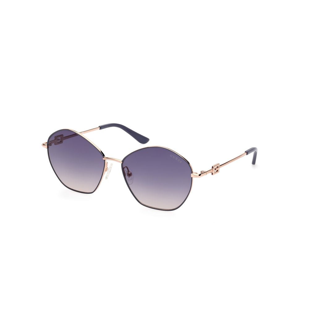 Guess Gray Metal Sunglasses Guess