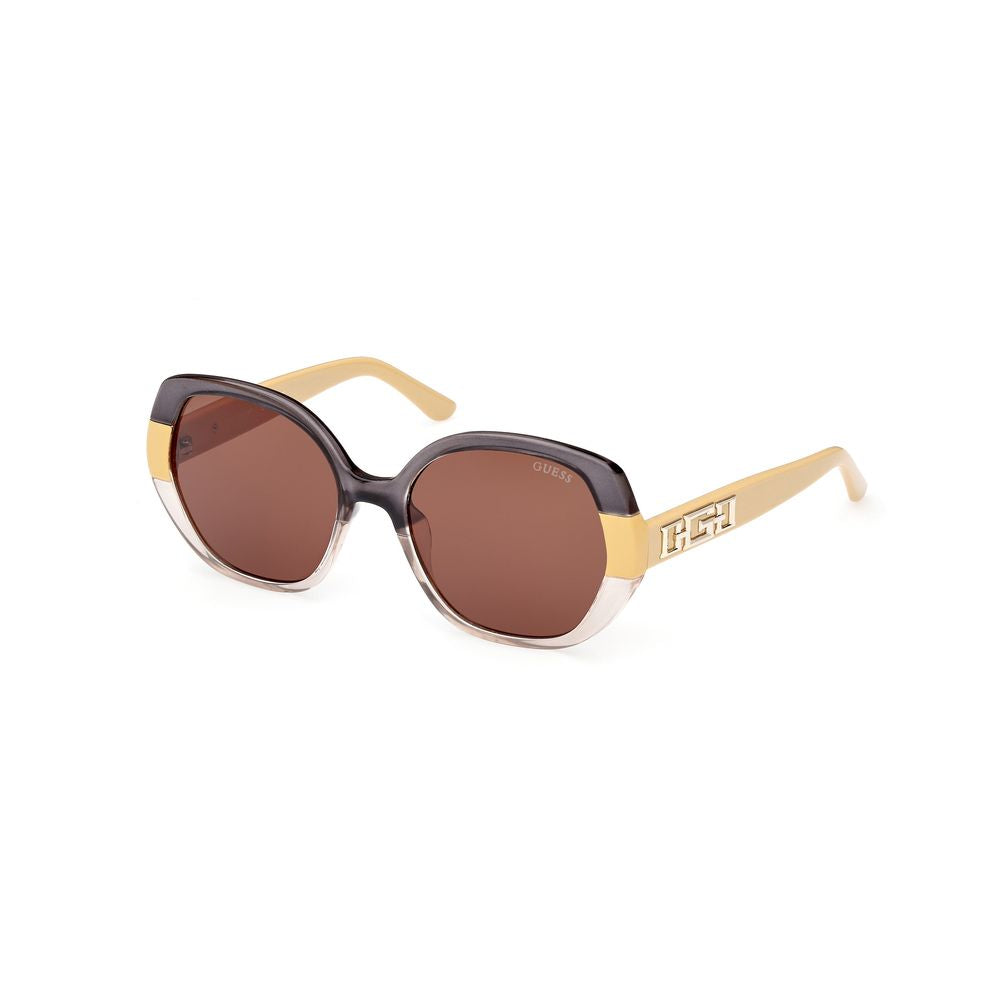 Guess Yellow Resin Sunglasses Guess