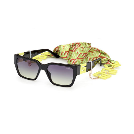 Guess Yellow Resin Sunglasses Guess