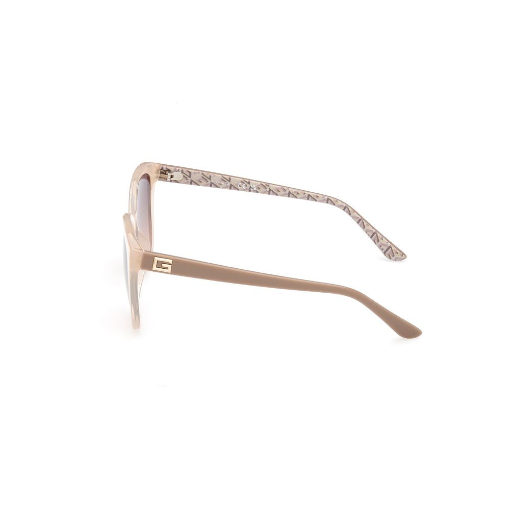 Guess Beige Resin Sunglasses Guess