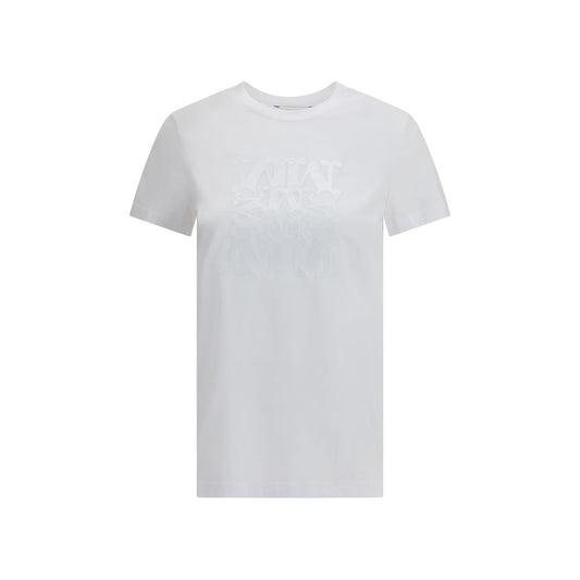Max Mara White Cotton T-Shirt Max Mara