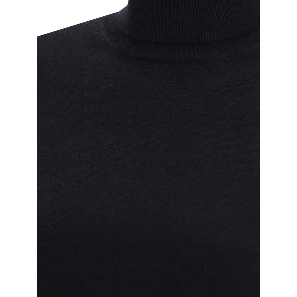 Max Mara Black Wool Turtleneck Max Mara