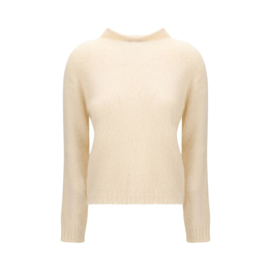 Max Mara Cream Polyamide Sweatshirt Max Mara