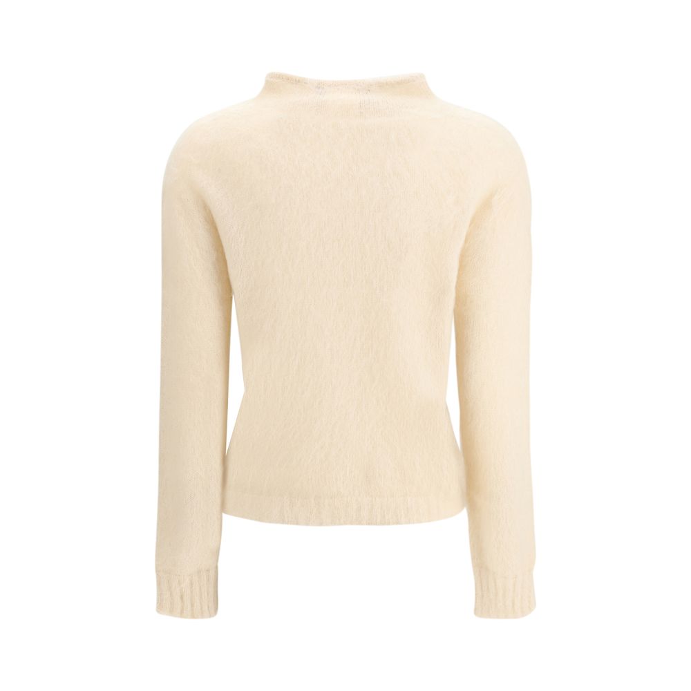 Max Mara Cream Polyamide Sweatshirt Max Mara